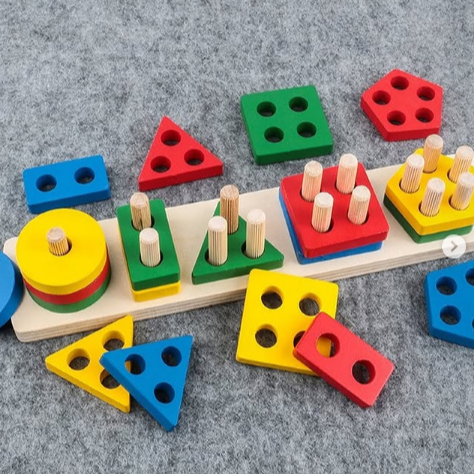Montessori-formpussel i Trä