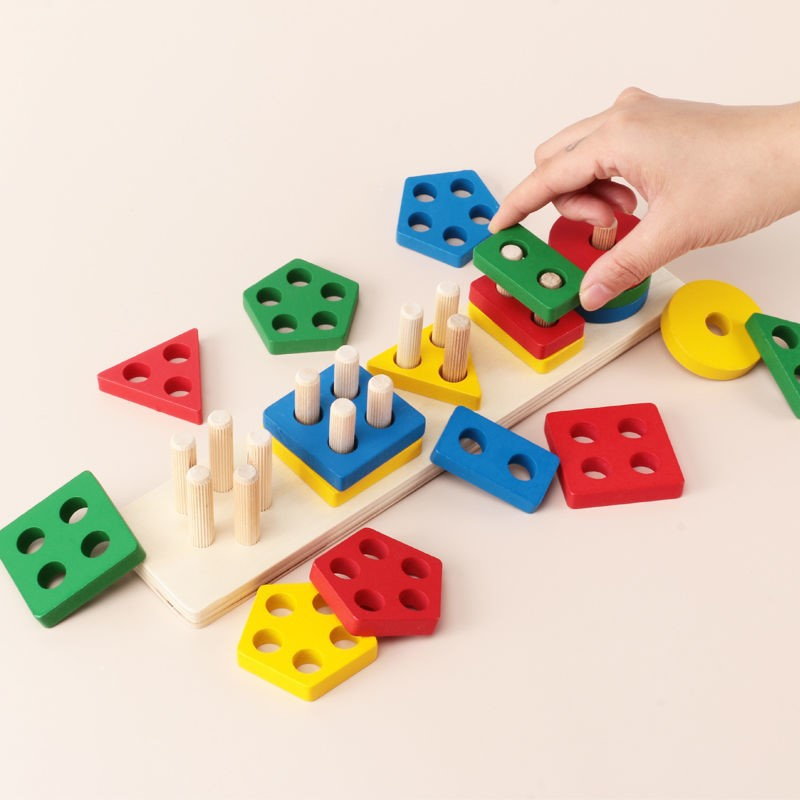 Montessori-formpussel i Trä