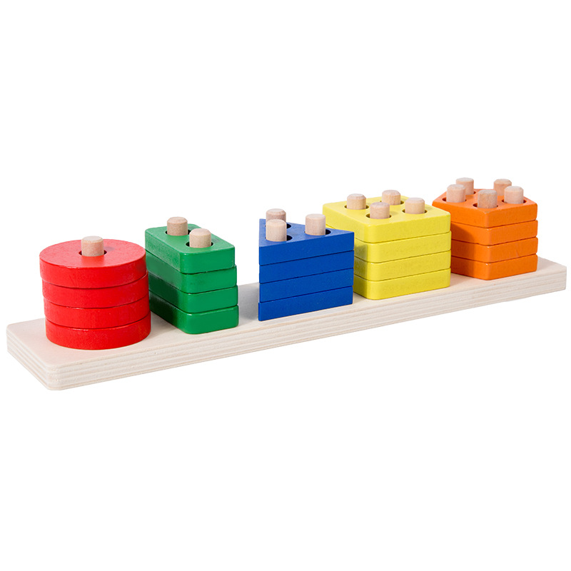 Montessori-formpussel i Trä
