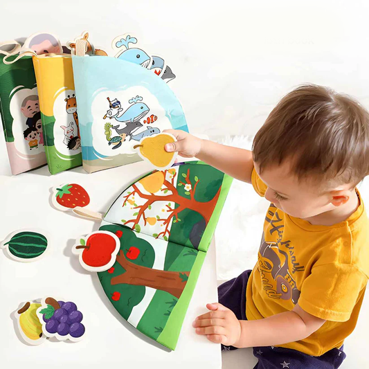 Montessori Böcker – 3D Tyg