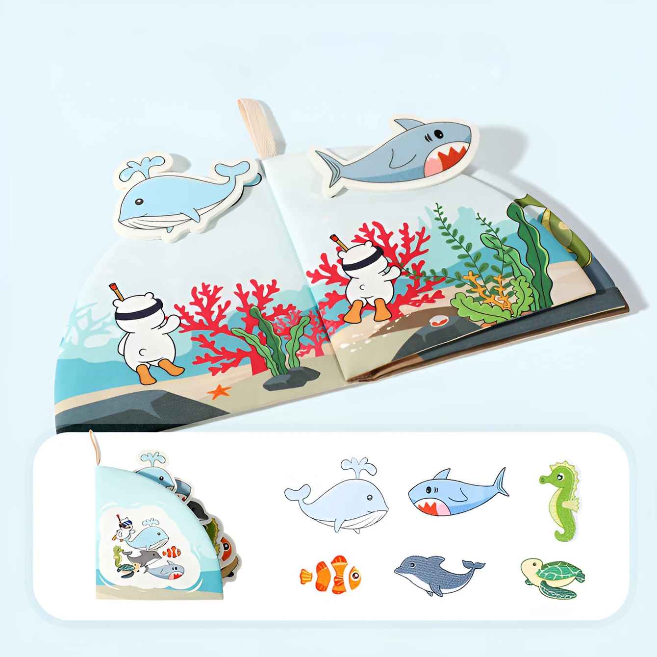Montessori Böcker – 3D Tyg