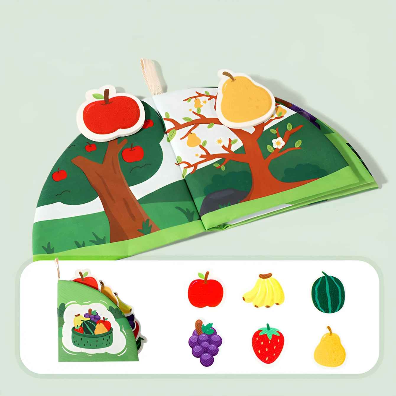Montessori Böcker – 3D Tyg