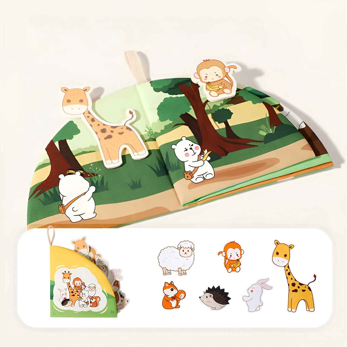 Montessori Böcker – 3D Tyg
