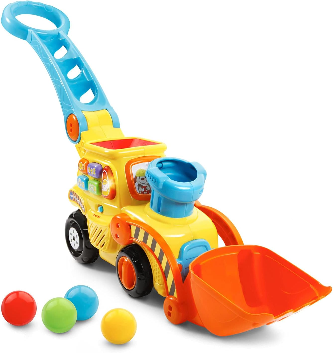 Tryck- och Poppa-Bulldozer