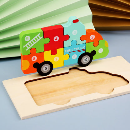 Montessori Lärande Pussel