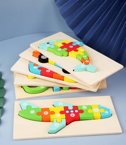 Montessori Lärande Pussel